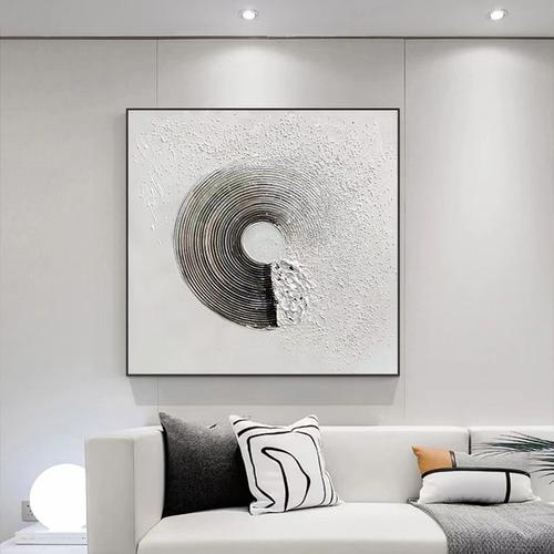抽象装饰画方形现代简约酒店样板间挂画轻奢客厅玄关餐厅卧室壁画